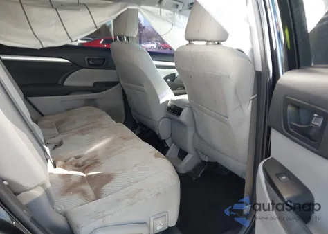 2019 Toyota Highlander Le z USA, uszkodzony, nr VIN 5TDZARFHXKS057229